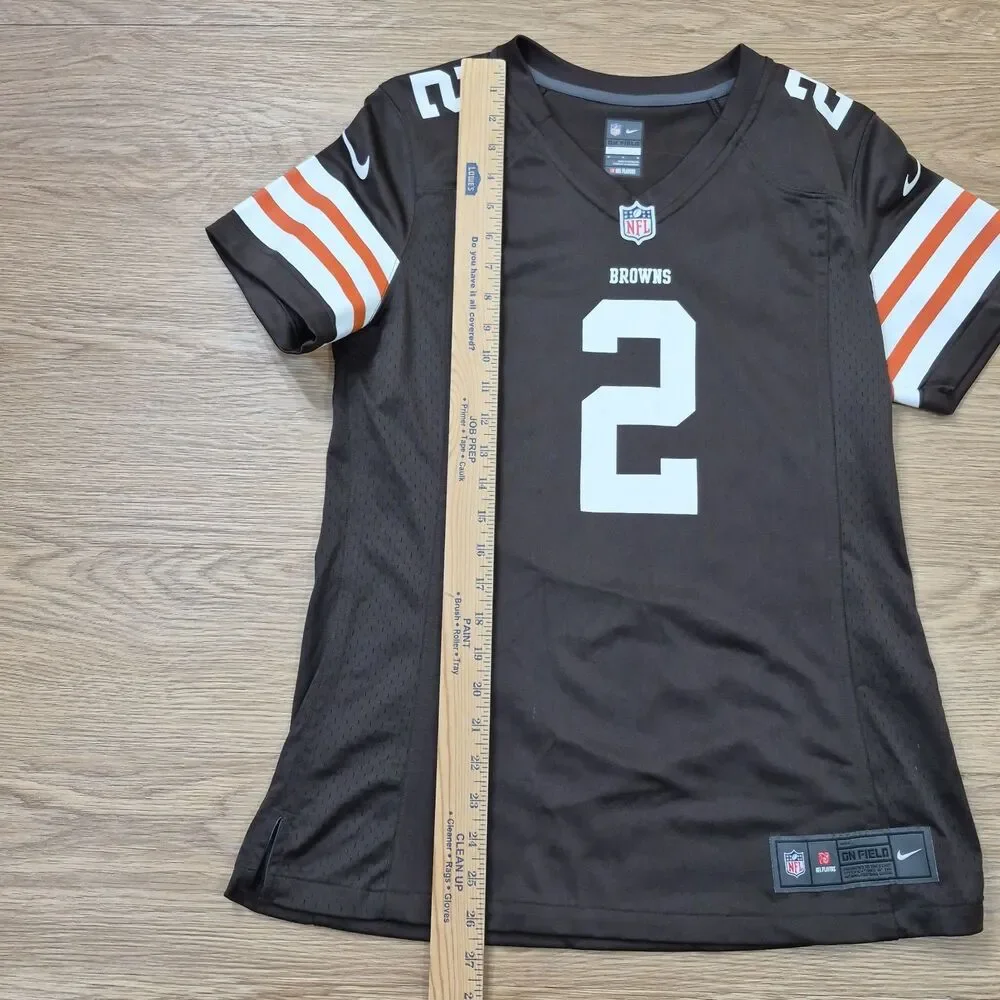 JOHNNY MANZIEL Nike Cleveland Browns Jersey Womens Medium Money Manziel